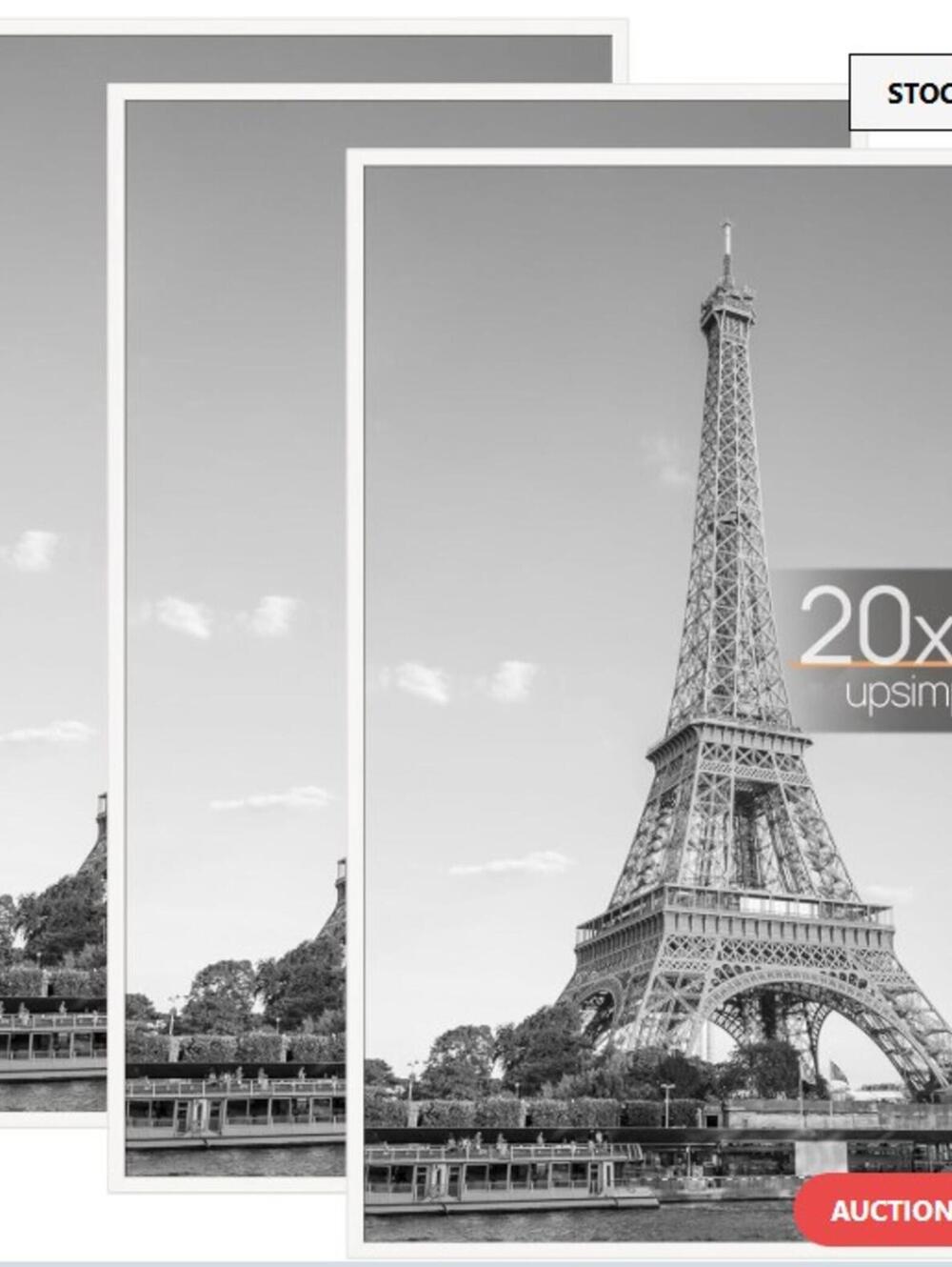 3 PACK 20X30 WALL FRAMES-WHITE